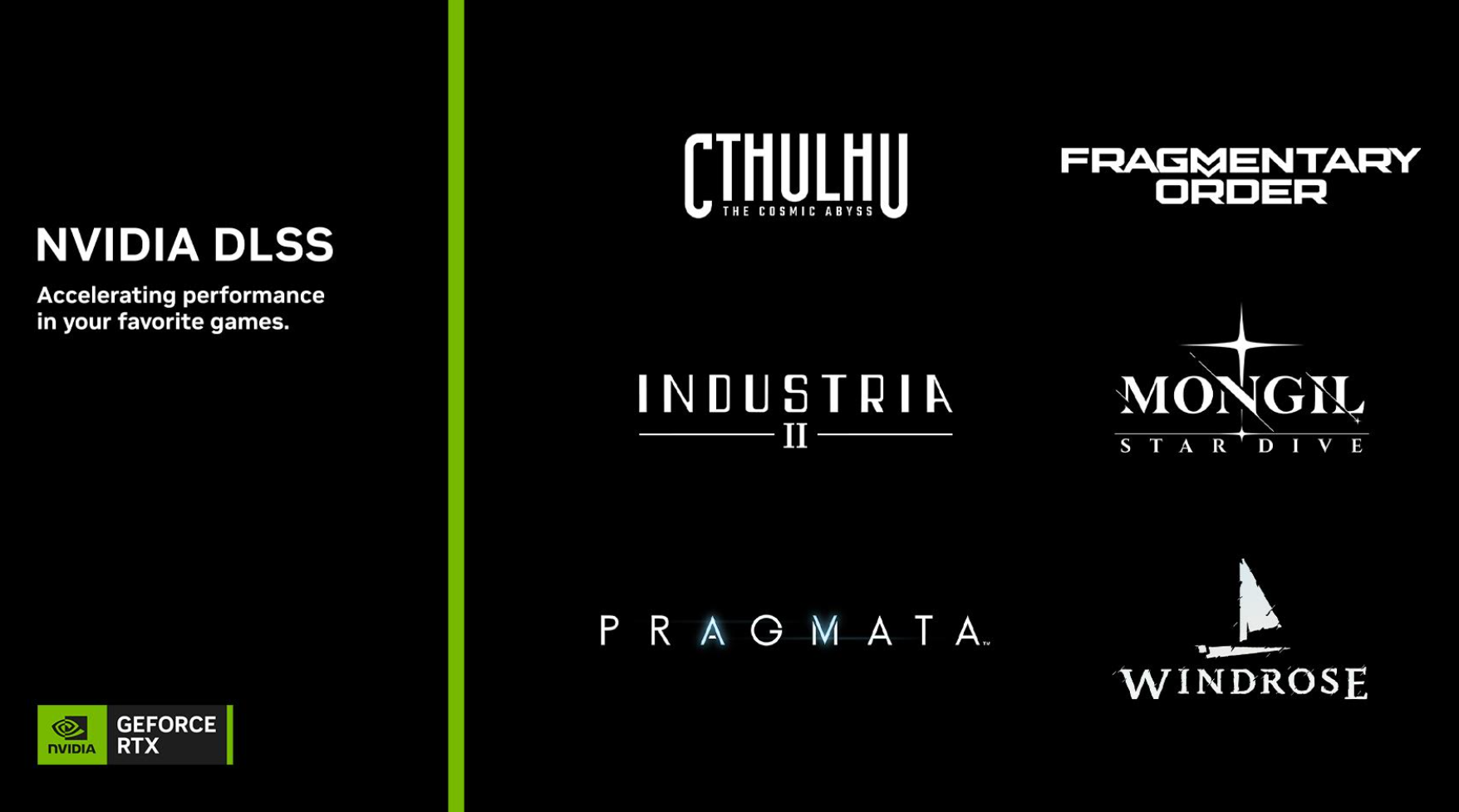 טכנולוגיית DLSS מתרחבת: PRAGMATA, Cthulhu: The Cosmic Abyss ו-INDUSTRIA 2 מובילים דור חדש של גרפיקה וביצועים