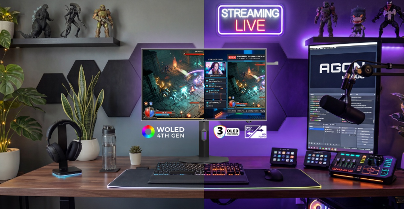 AGON 7 החדשה של AGON PRO: מסך WOLED מהדור הרביעי עם קצב רענון חסר תקדים של עד 720Hz